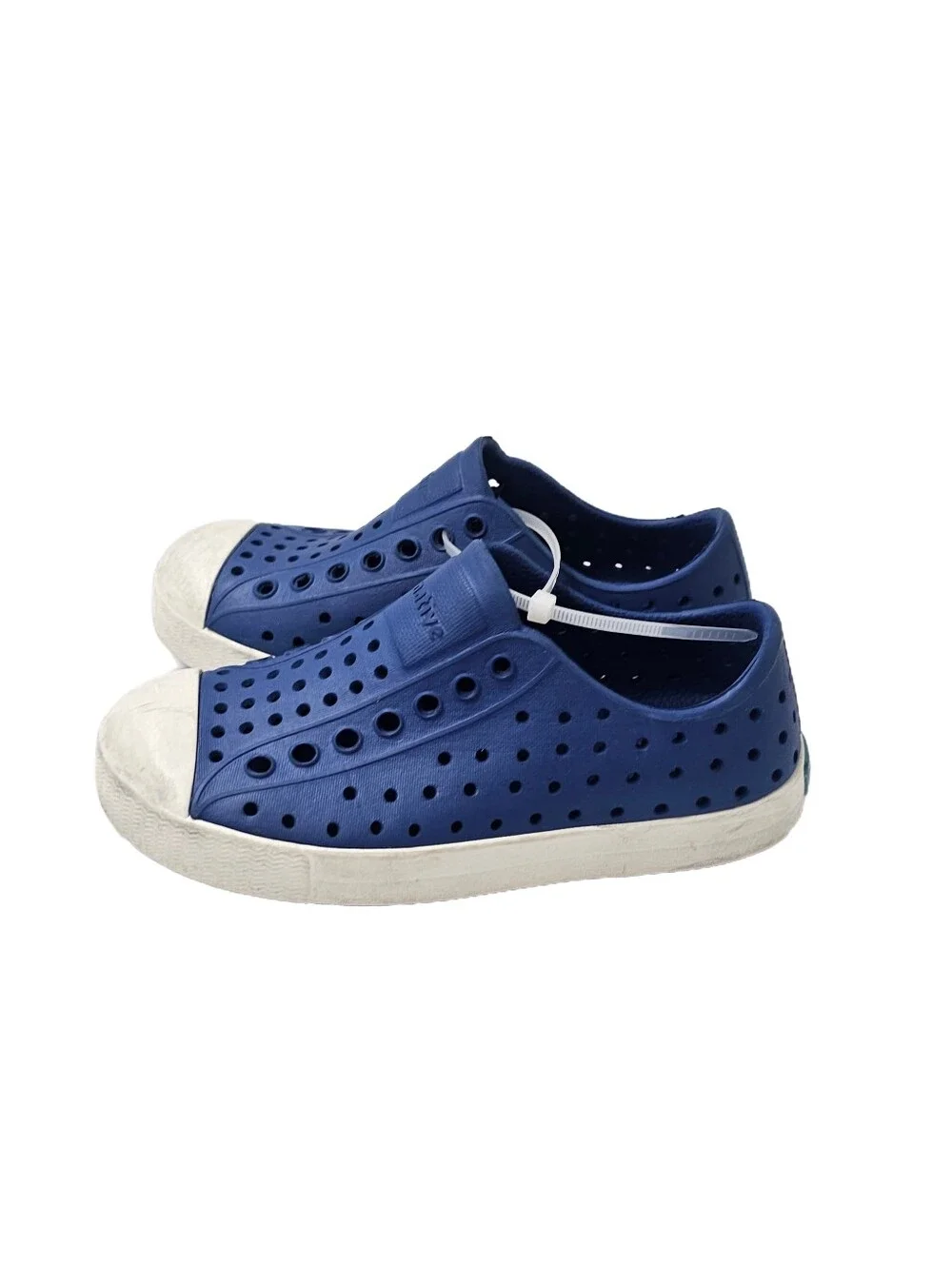 Native Shoes Jefferson Kids Slip-On Water Sneakers C10 Blue Regatta Summer